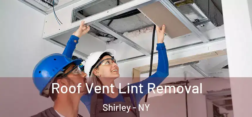Roof Vent Lint Removal Shirley - NY